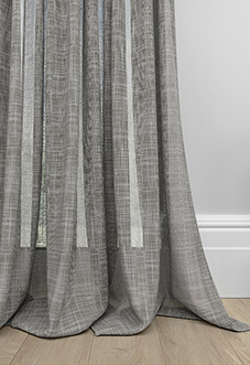 Siena Voile, Elephant Grey - Made to Measure Curtains